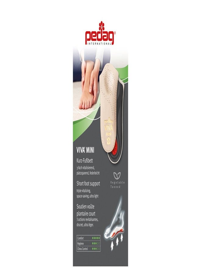 Pedag Viva Mini 3/4 Length Leather Orthotic Insole Tan - Men's 12 - Image 1